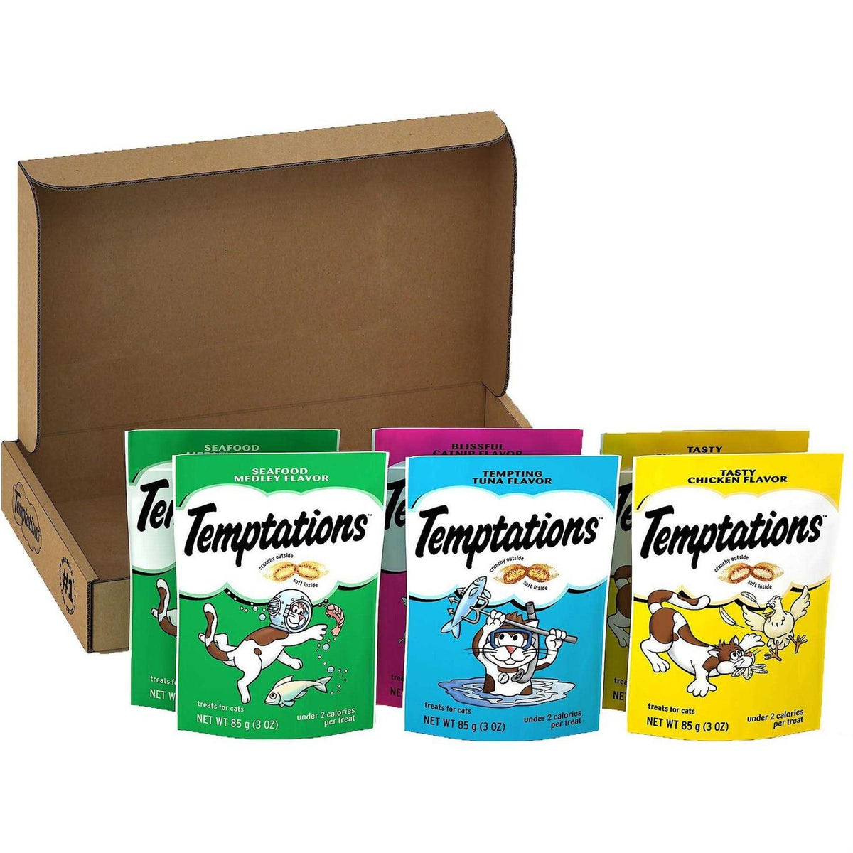 Crunchy and Soft Cat Treats Variety Pack D864