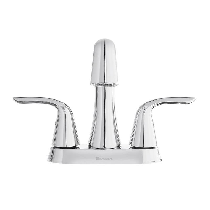 2-Handle Centerset Bathroom Faucet in Chrome L6467