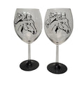 Hand Painted Wine Glasses Set Of 2 Y571670