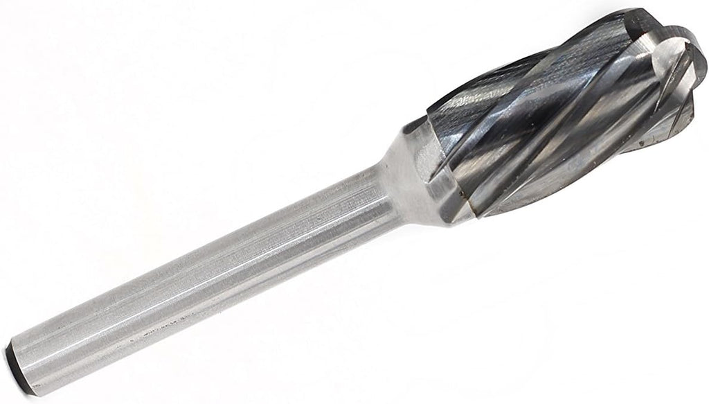 Carbide Rotary Burr Files Set, 5pcs, 1/4 Shank, Pack of 2 O96178