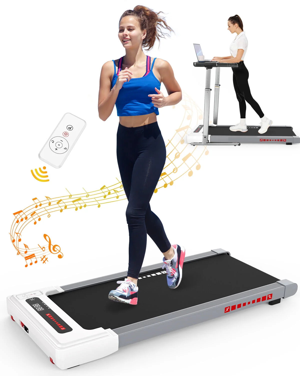 2.5HP Under Desk Electric Treadmill X940452