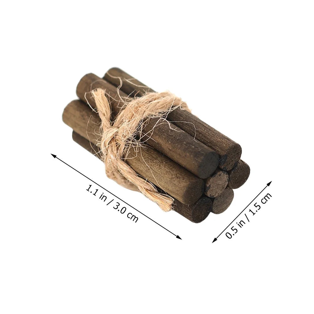 Miniature Firewood Pile Decorations Z252513
