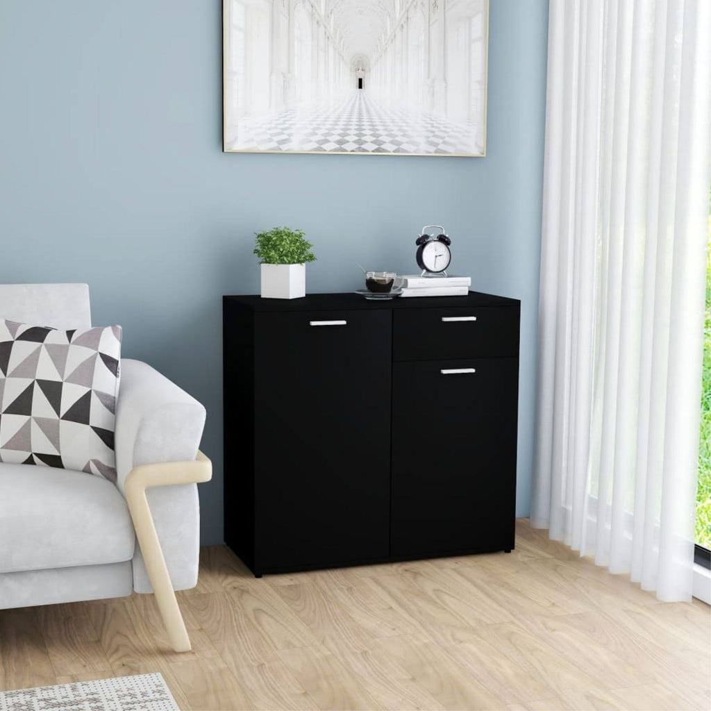Sideboard Black Chipboard D470184