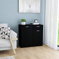Sideboard Black Chipboard D470184