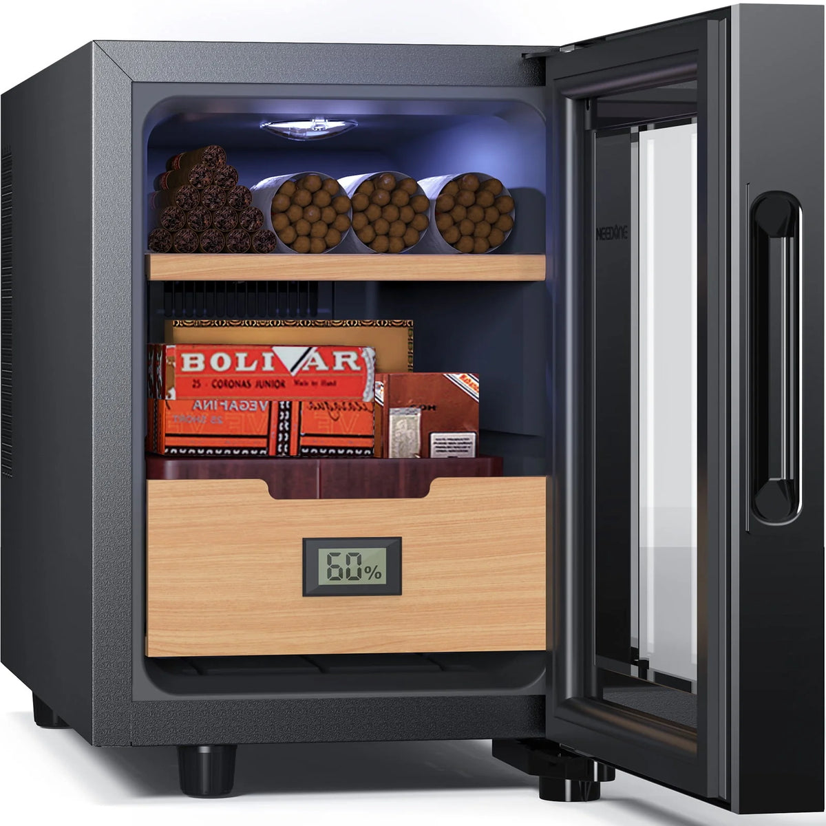 16L Electric Cigar Humidor with Spanish Cedar Shelves K5709