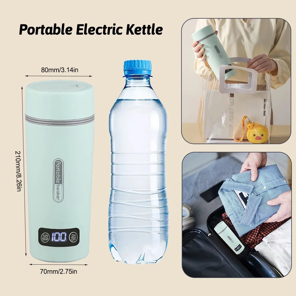 Portable Electric Kettle 350ml Stainless Steel E705
