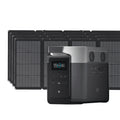 Portable Power Station and 4 x Bifacial Portable Solar Panel L825