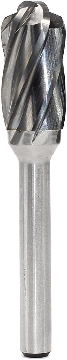 Carbide Rotary Burr Files Set, 5pcs, 1/4 Shank, Pack of 2 O96178