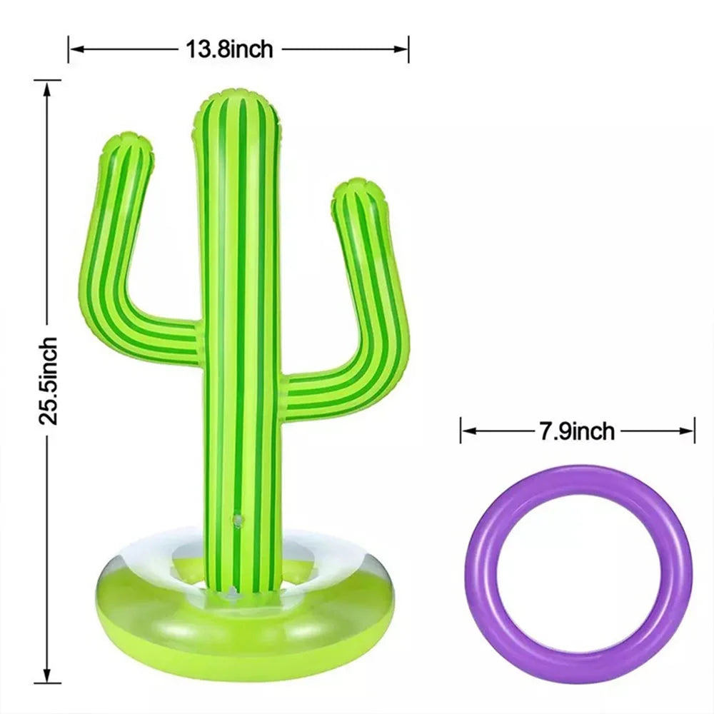 Inflatable Cactus Ring Toss Water Toys K682114